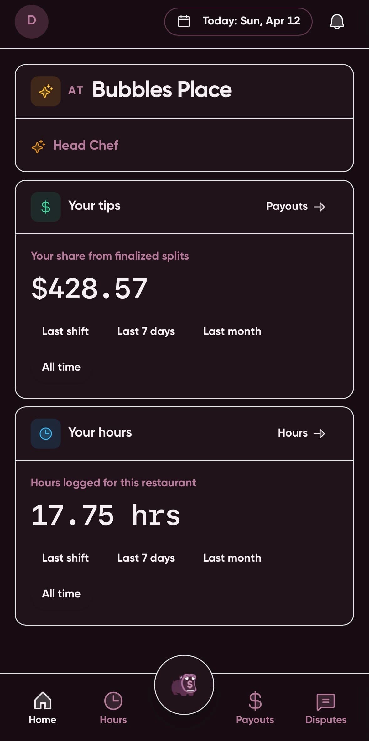 Tippo mobile app